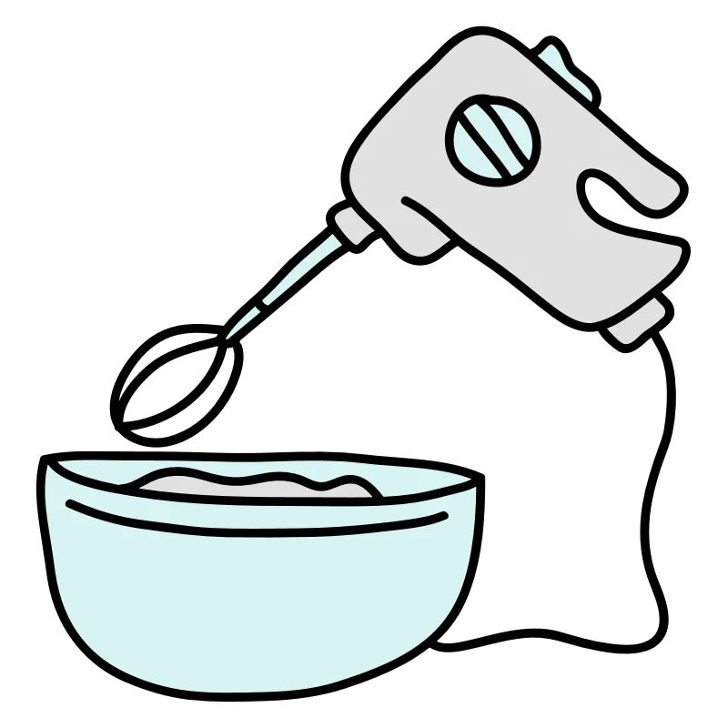 Mixing Bowl And Handmixer