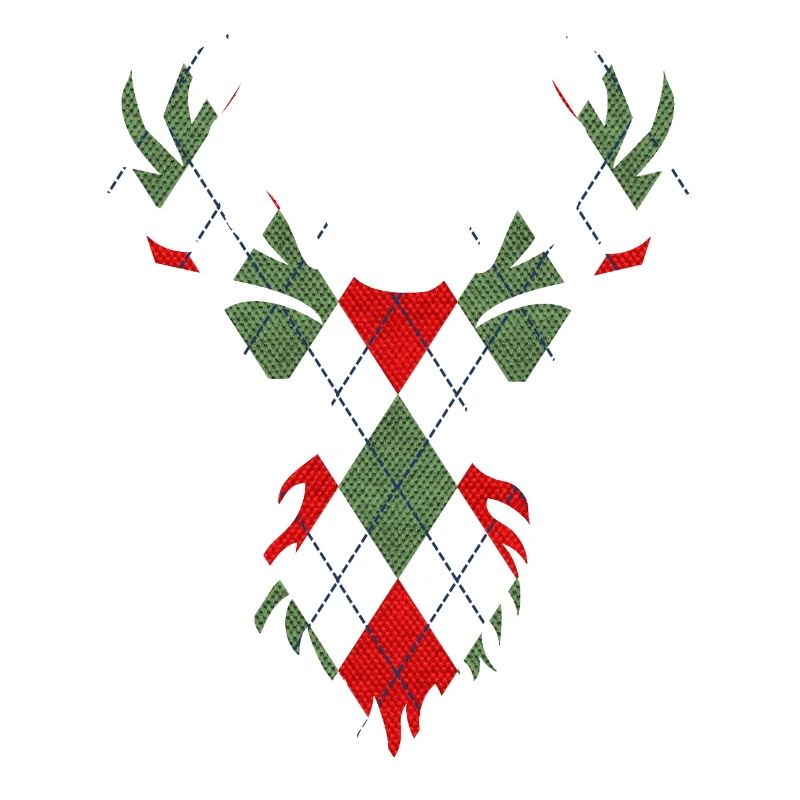 Double exposure deer