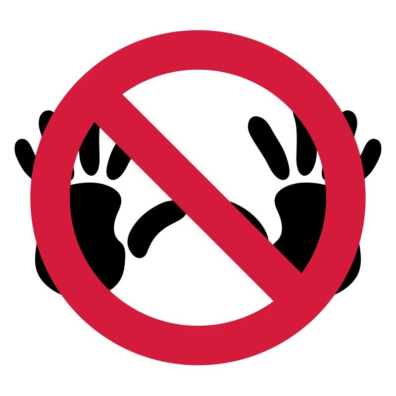 Nix grapschen SVG
