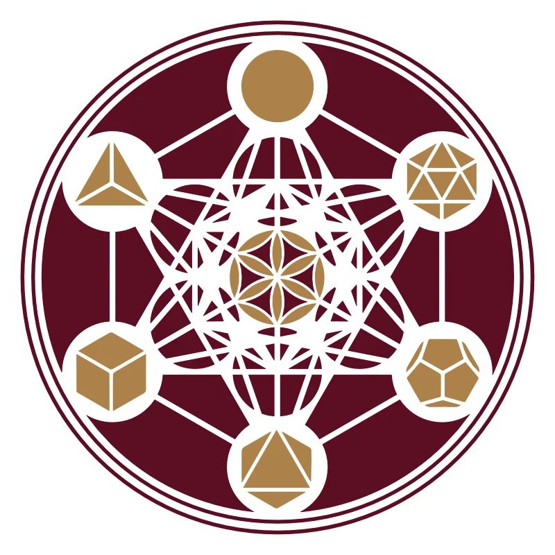 Solides platoniques, Metatrons Cube, Fleur de vie