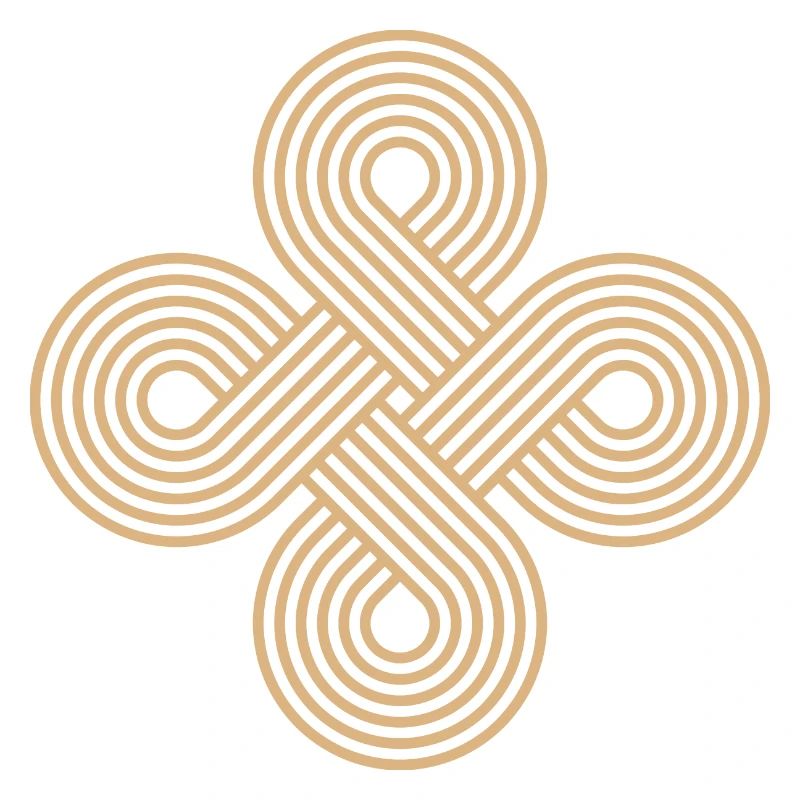 Infinite Circle Vortex Pattern Gold