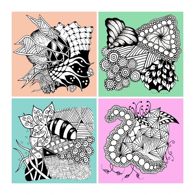 Zentangle-Muster patterncontest