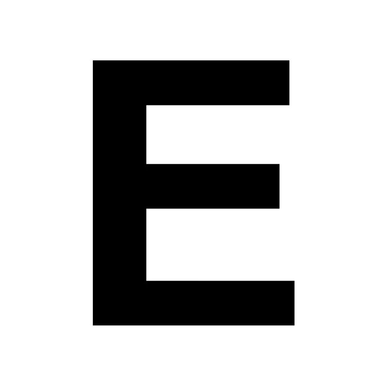 Buchstabe E