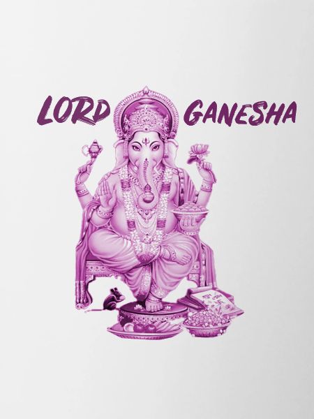 Lord Ganesha Violet