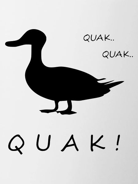 Quack duck funny