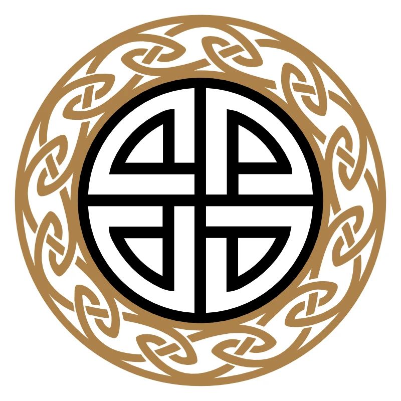 Celtic Shield Knot, Protection, Four Corner, Norse