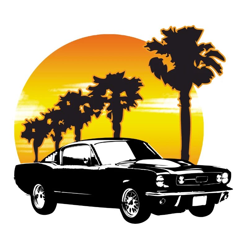 1965 Fastback _sunset