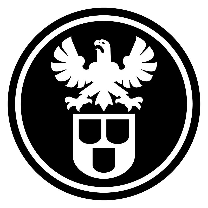 Maler und Lackierer Zunftzeichen mit Adler neg