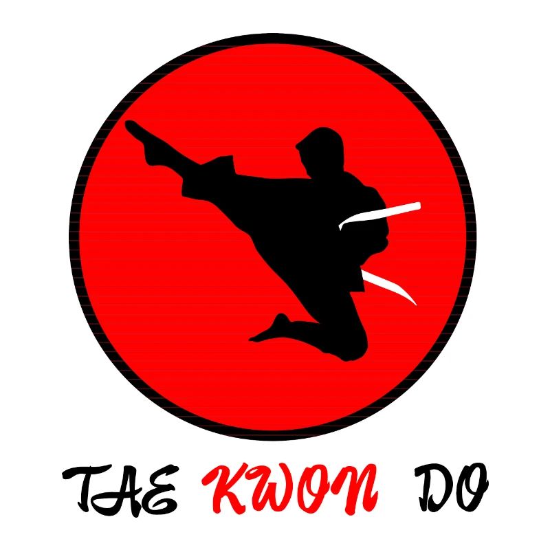 Kampfsport Tae Kwon Do flying kick - Geschenkidee