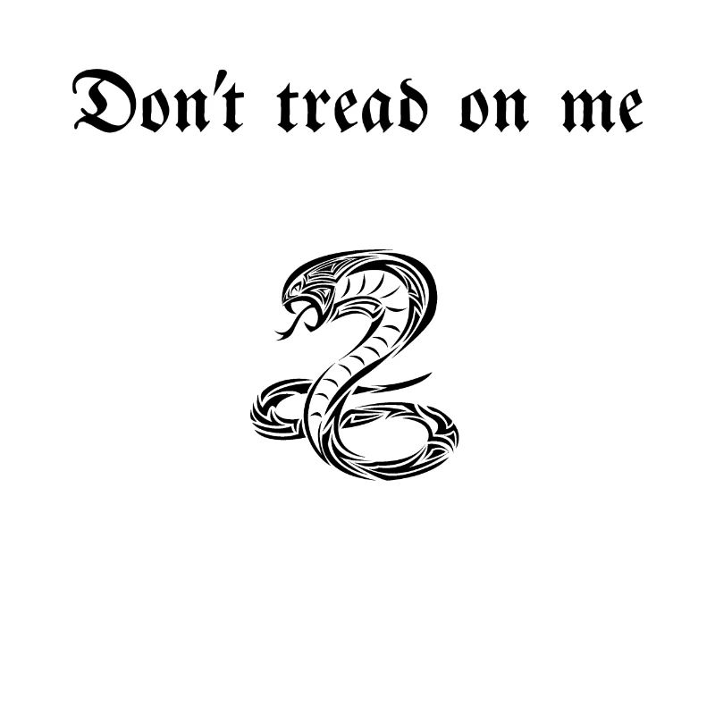 Do not tread on me - Do not kick me
