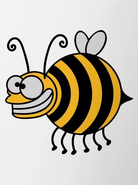 Funny thickness crazy bee