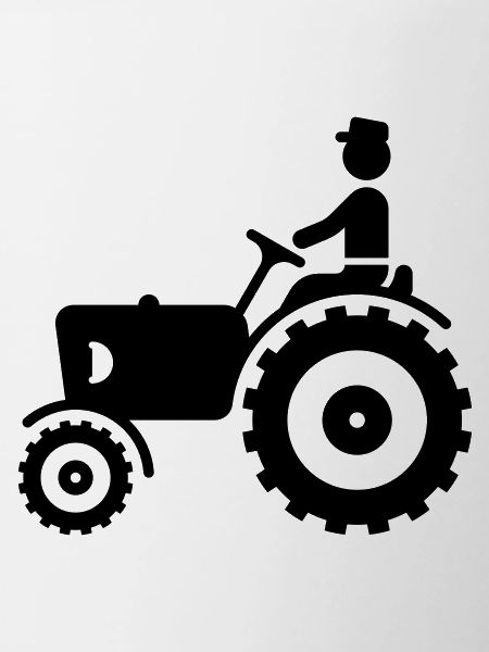 Farmer With Tractor