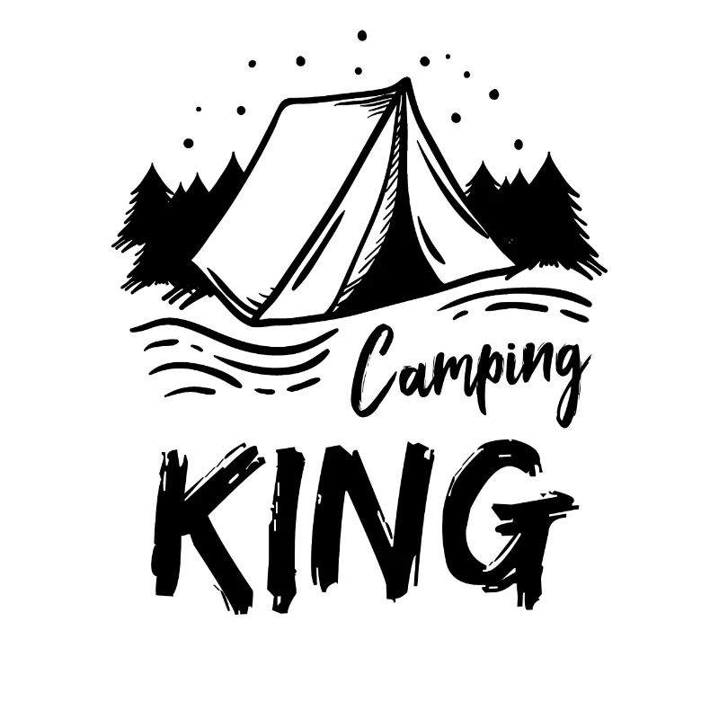 Camping King Camper Gift