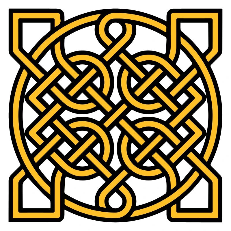 Knot pattern Motif de noeud