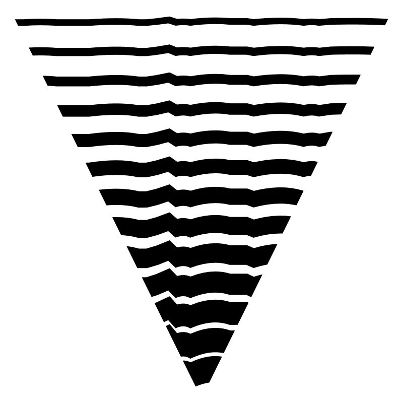 Lignes de nombreux motif de forme triangle strokes