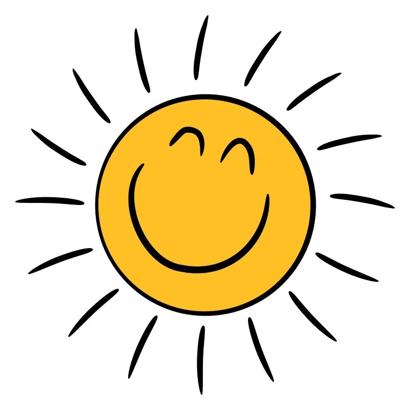 Smiling happy Sun