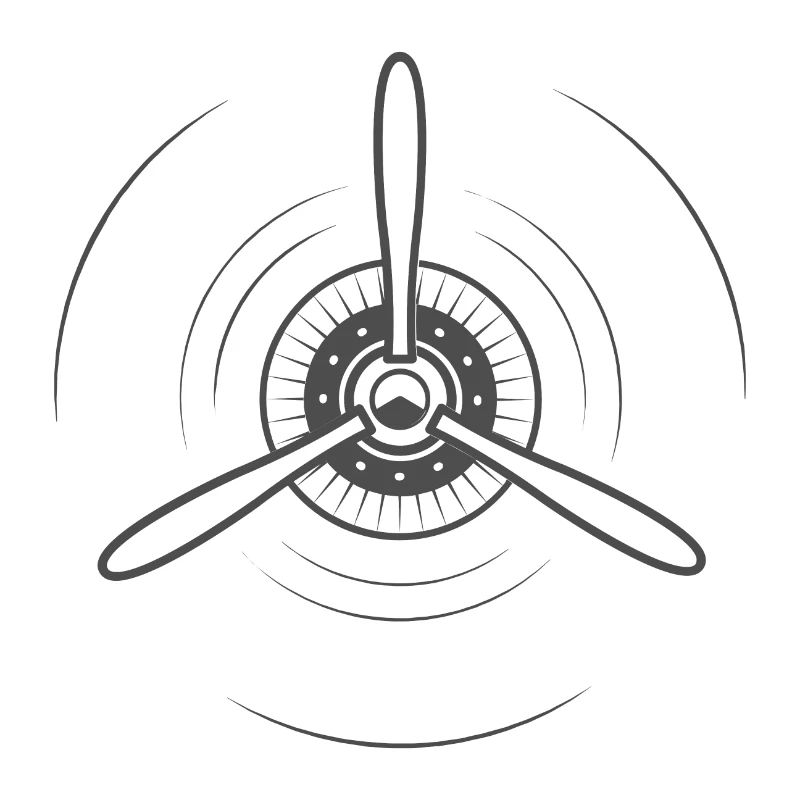 Propeller Pilot Piloten Flugzeug Geschenk