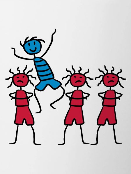 Be Different Happy Funny Boy