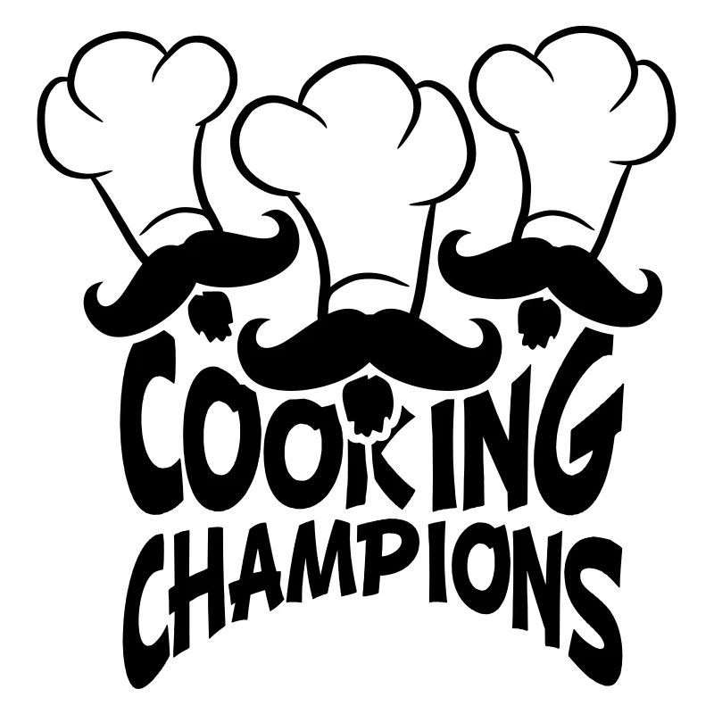 Cool Cooking Champions Team Freunde Mustache