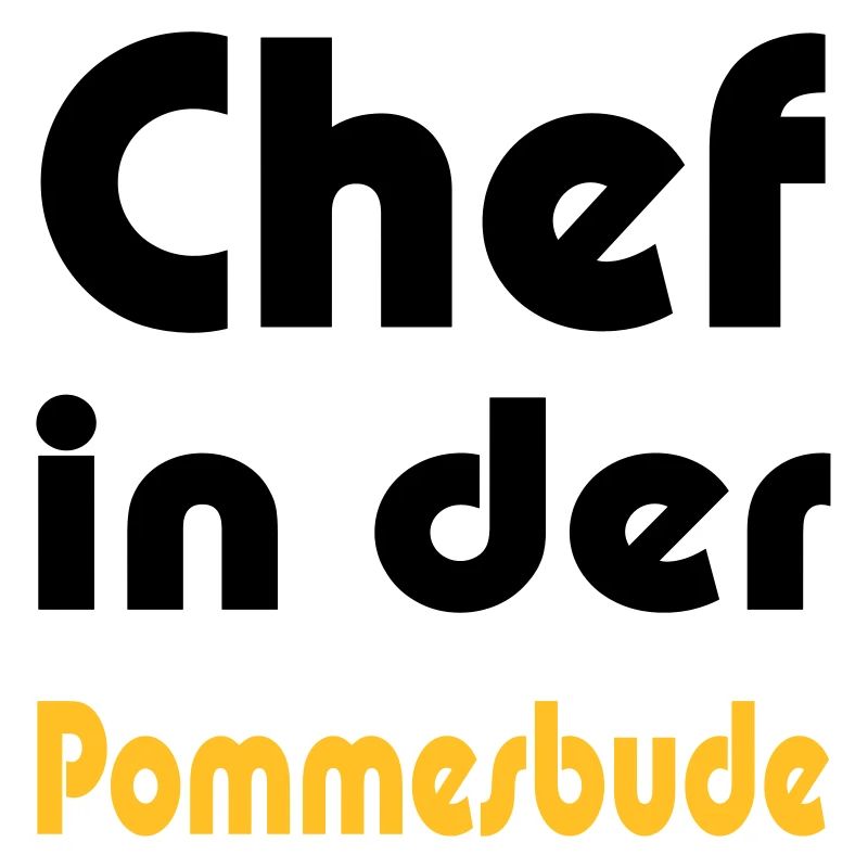 Chef in der Pommesbude