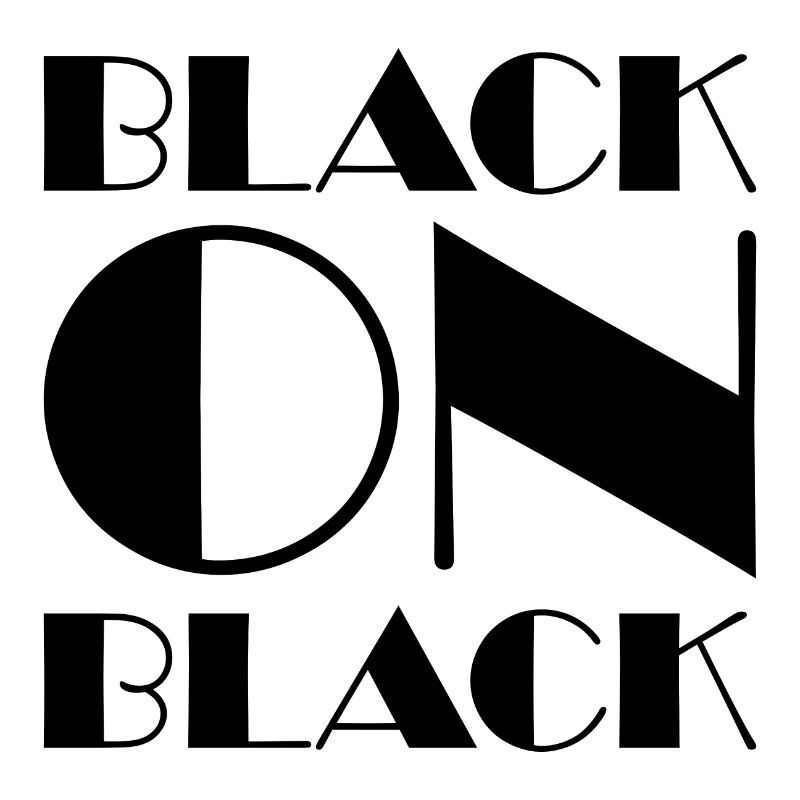 Noir sur noir