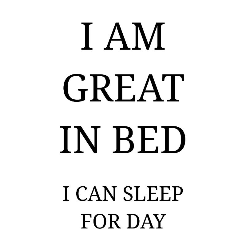 Ich bin großartig im Bett