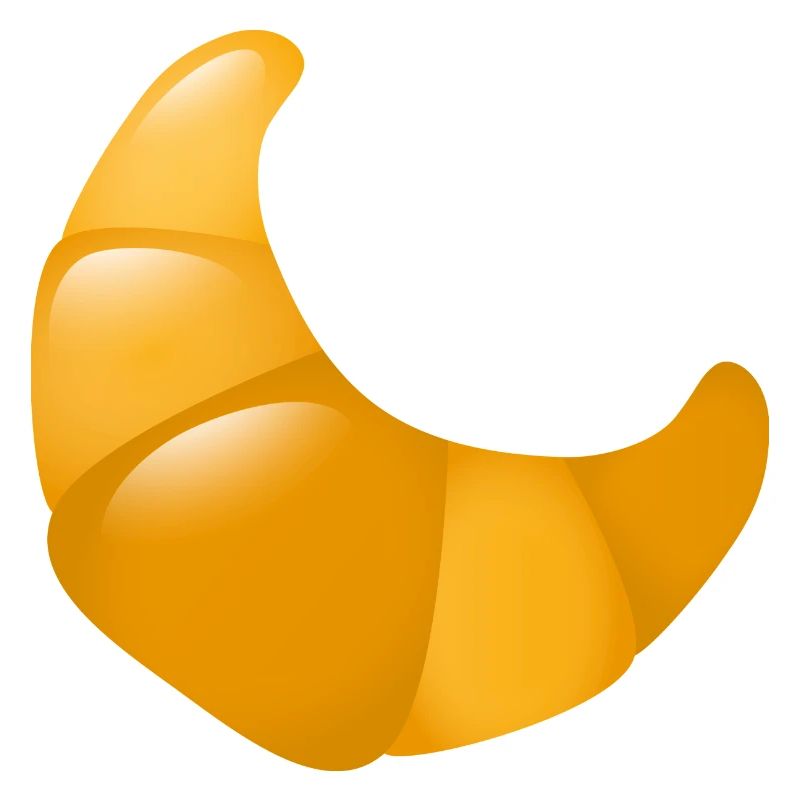Smiley Croissant