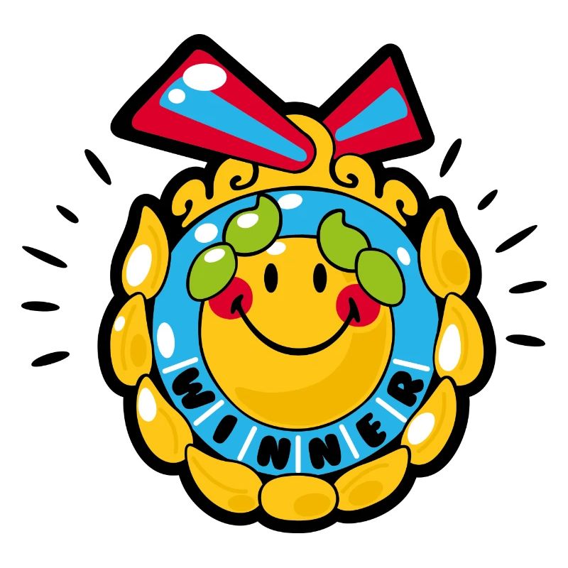 Smiley Winning Medal