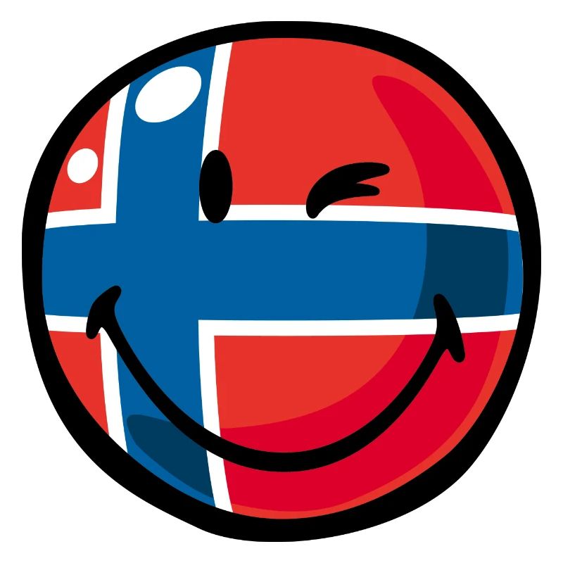Smiley Flag Norway
