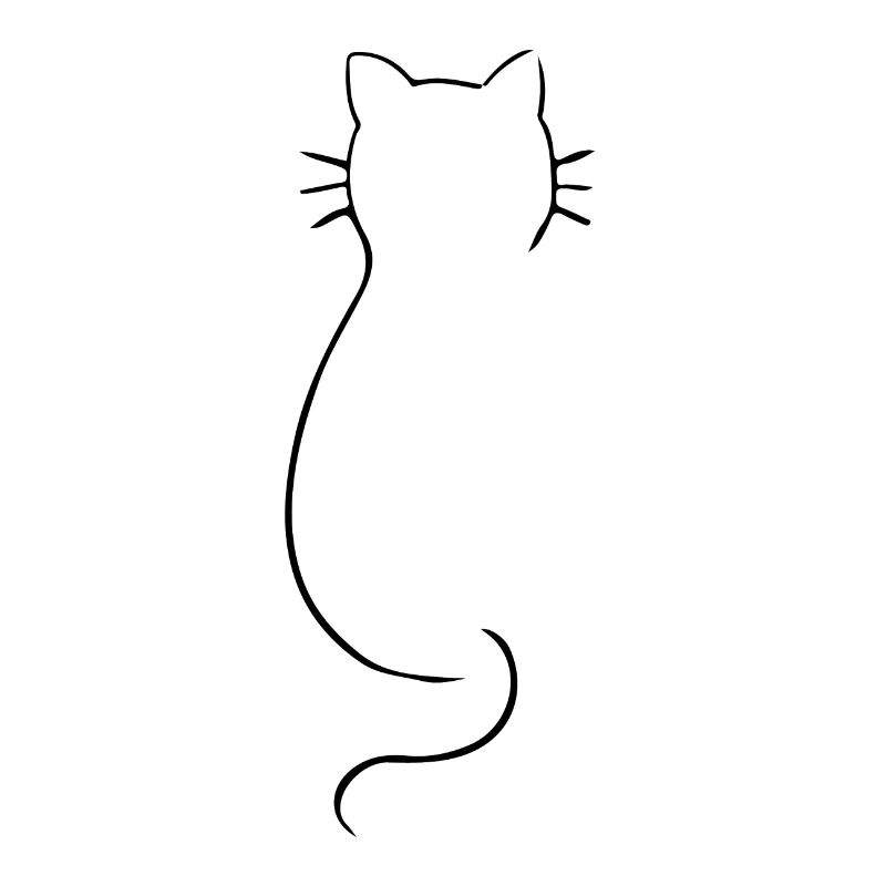 Dessin d'amour de chat