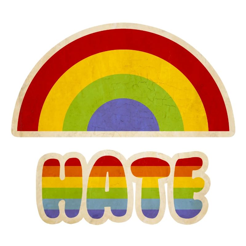 Parodie de haine arc-en-ciel
