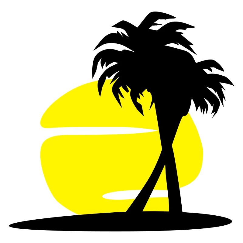 Sund and palm tree (super cheap!)