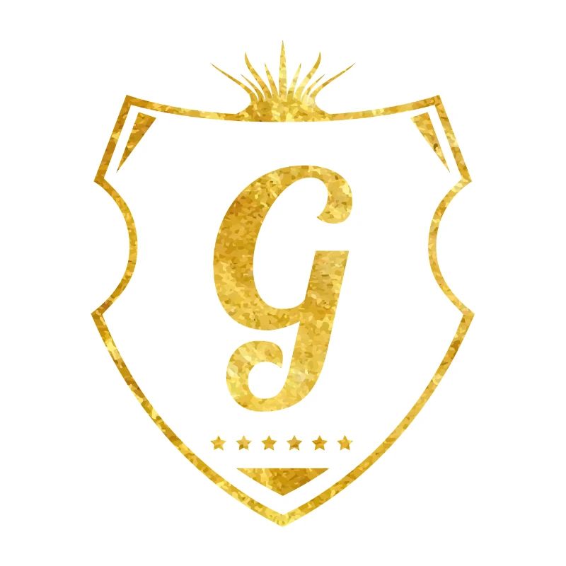 G lettre or