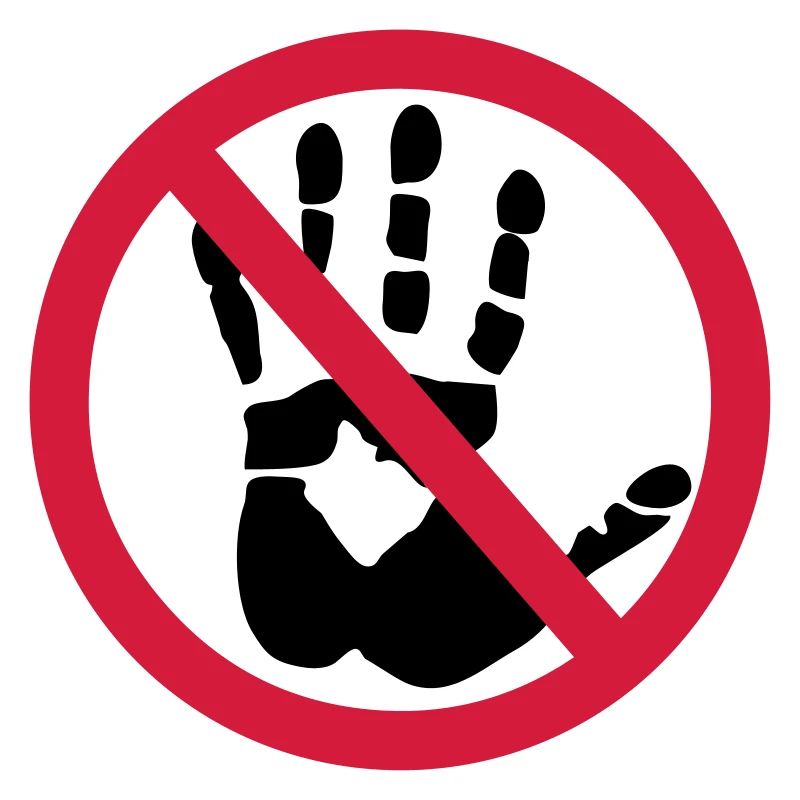 Handprint - Do not touch!