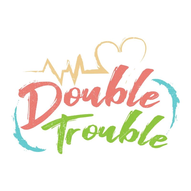 Gemini Double Trouble Twin Twins Gift Idea