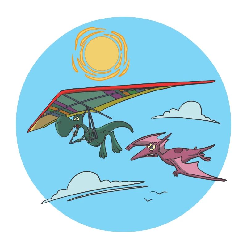 Deltaplane Planeur Deltaplane Dinosaur
