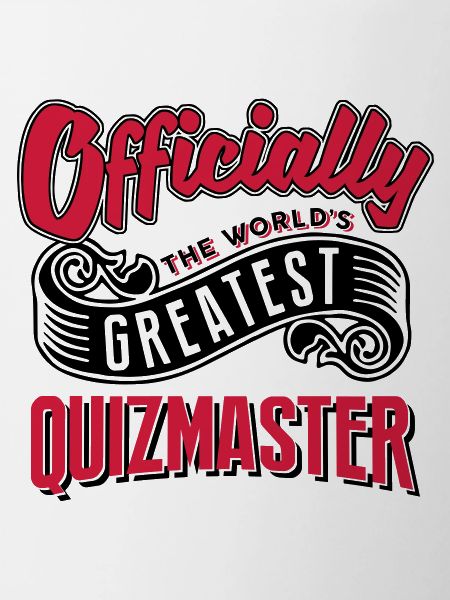 Officially greatest quizmaster worlds