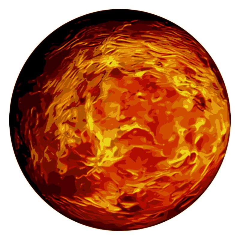 Venus Planet beautiful representation