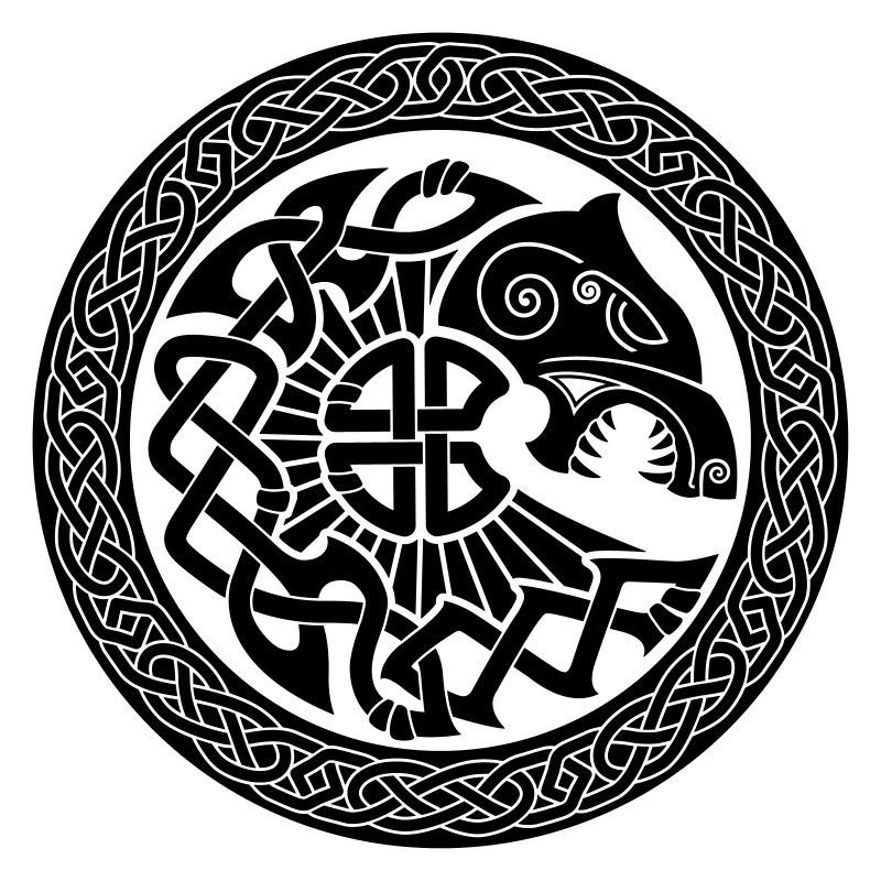 Viking fenrir wolf
