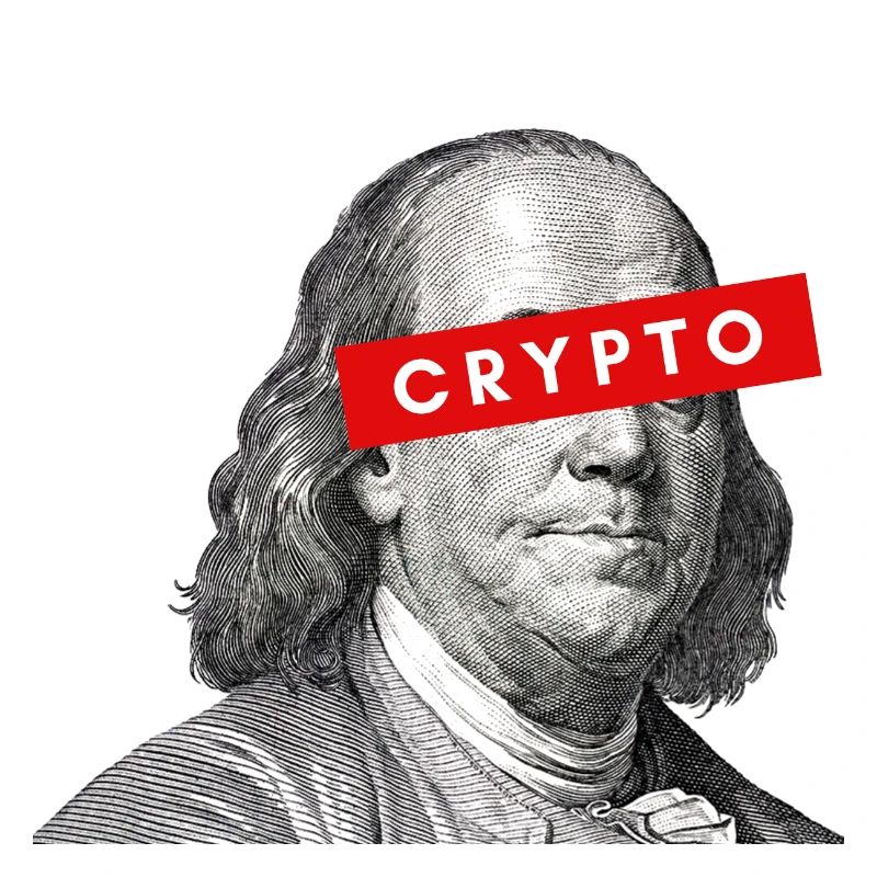 Krypto Benjamin Franklin Kryptowährung Blockchain