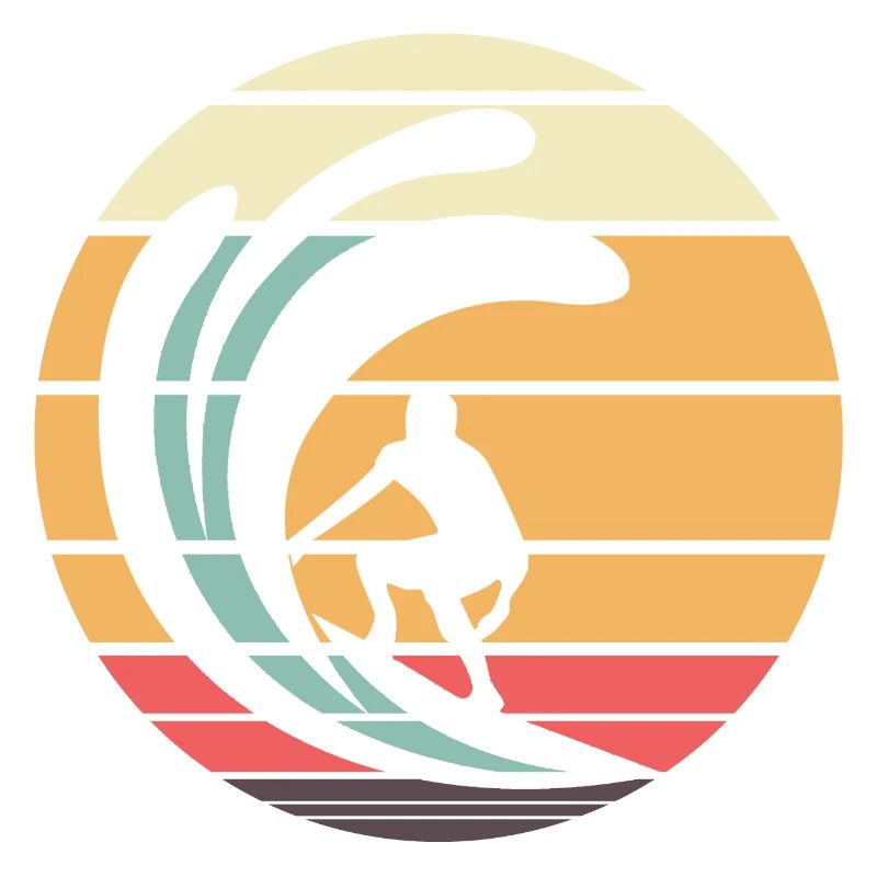 Surfeur rétro