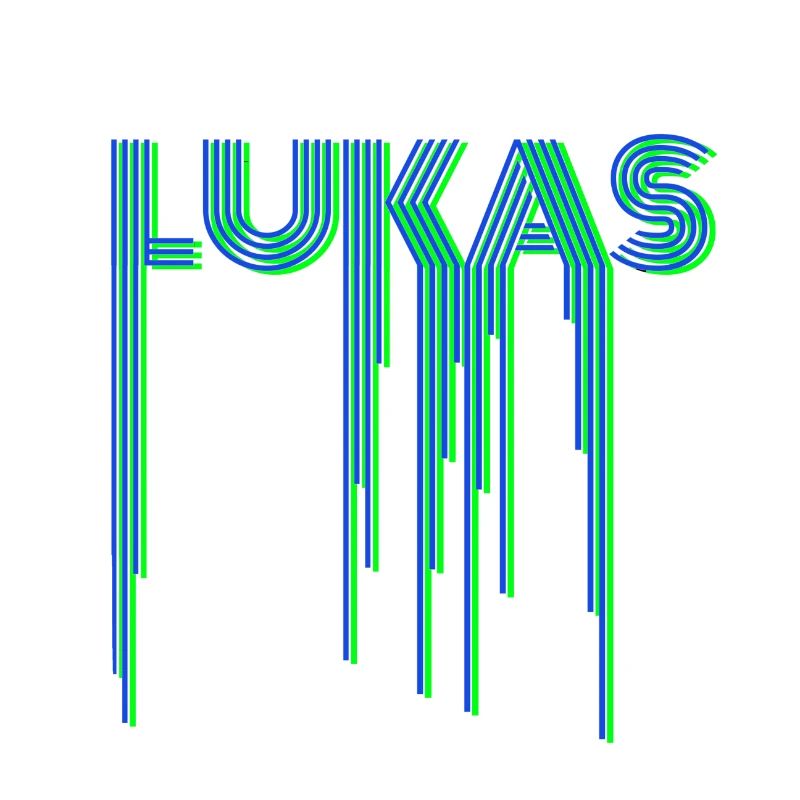 Lukas Luka first name lettering