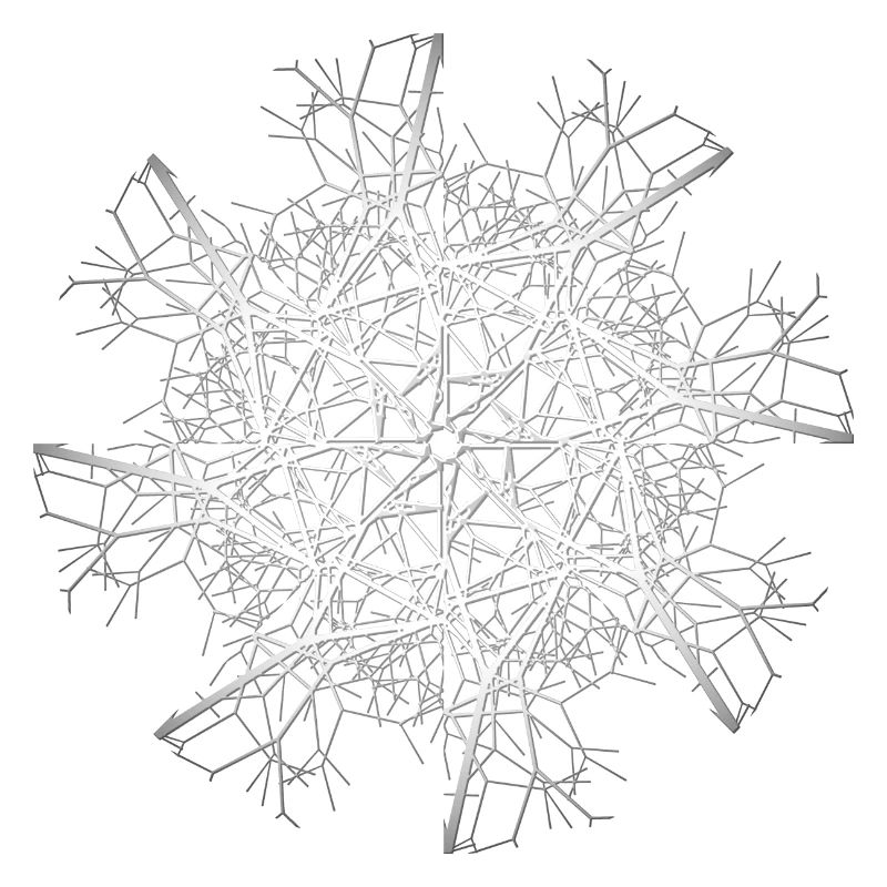 Barbed wire geometry