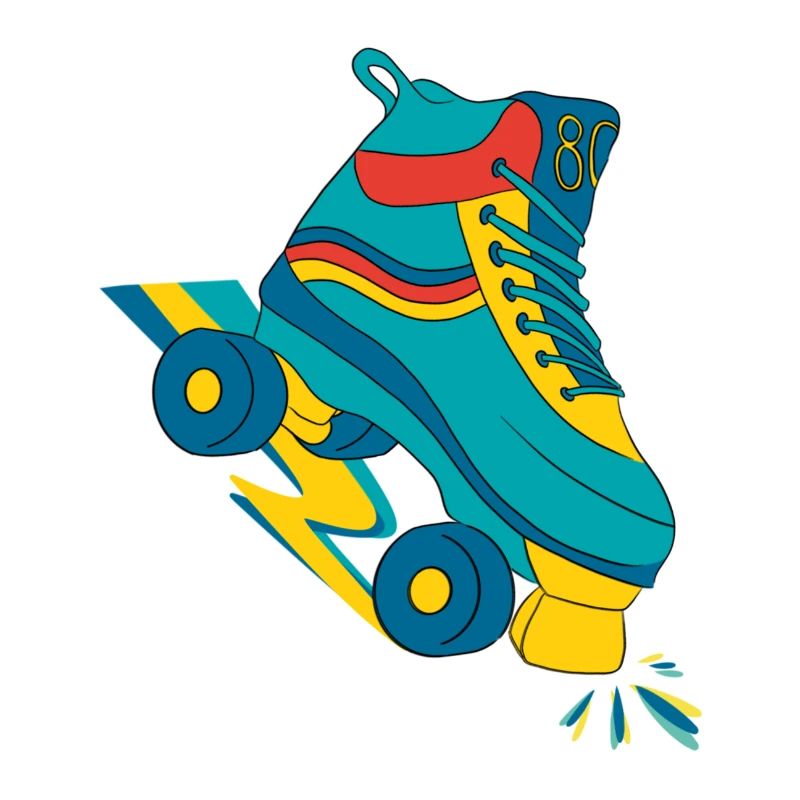 80's, Rollers, 80s, retro, vintage