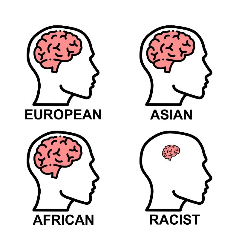 Racist Brain Against Right