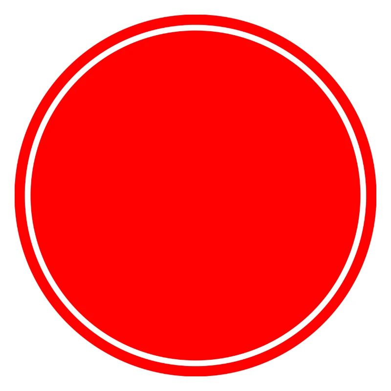 Cercle rouge auto-conception
