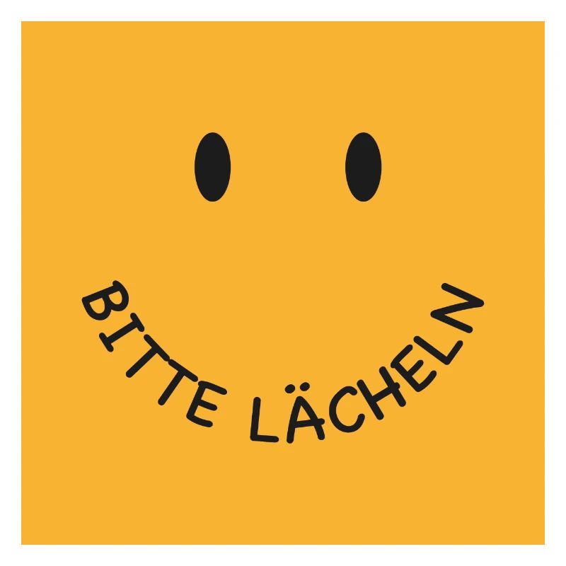 Bitte lächeln Gesichtsmaske