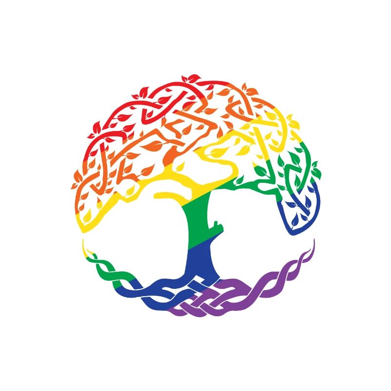 Keltische Symbole Lebensbaum Regenbogen Geschenk