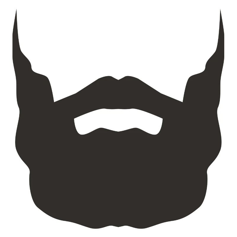 Bart vollbart Maske Hipster Trend