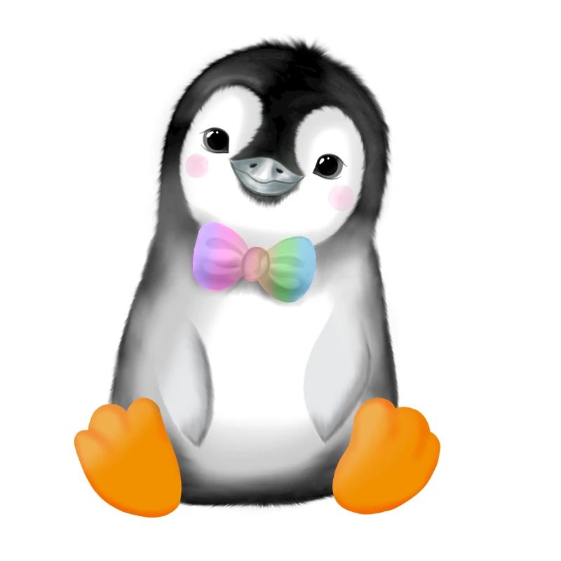 Penguin face mask